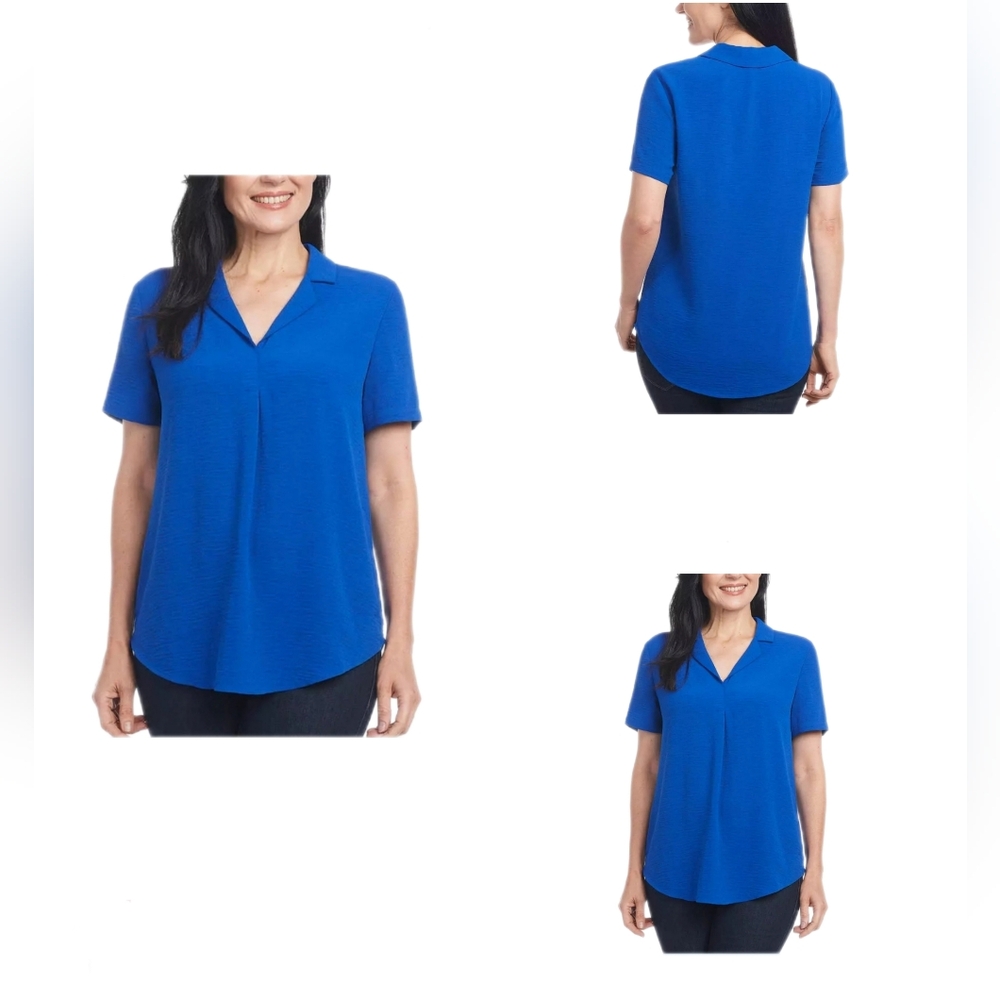 NWT Hilary Radley Ladies' blue Blouse